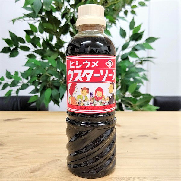 【ヒシ梅 ウスターソース 420ml】大阪　お土産　大阪土産　地ソース　ソース　調味料 コナモン こなもん　粉もん　関西　天ぷら　焼きそば　炒め物　串かつ　お返し　贈り物　池下商店