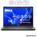 【高性能Corei7第8世代CPU搭載】指紋認証機能 Windows 11 薄型頑丈14インチFHD(1920x1080) 爆速SSD搭載 DELLノートパソコ...