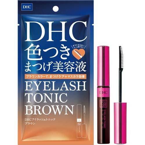 ディーエイチシー まつ毛美容液 DHC アイラッシュトニック ブラウン 化粧品 まつ毛美容液 色付き マスカラ ハリ・コシ ボリューム すっぴんまつ毛 コーム型ブラシタイプ