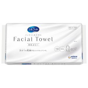 シルコット フェイシャルタオル 素肌おもい 使い捨てタオル(40枚入) ユニ・チャーム