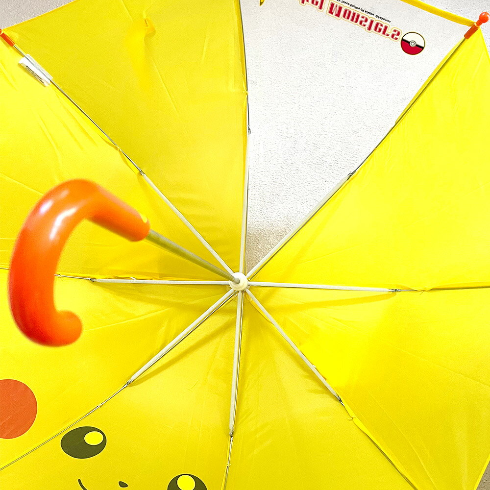 キッズ 傘 ピカチュウ ポケモン POKEMON 子供 47cm イエロー 窓付き傘 男の子 女の子 キャラクター 耳付き傘 8本骨 通学 通園 透明窓 安全 軽量 250g キャラグッズ 子供服 センリ 雨具 雨傘 レイングッズ カサ アウトドア キャンプ おしゃれ 子供用 poke02【宅配便】