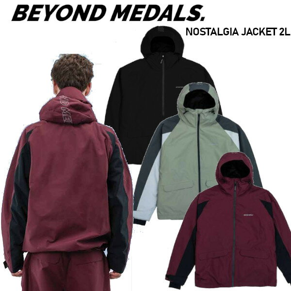 Rakuten - 26-27 BEYOND MEDALS ビヨンド メダルズ Nostalgia Jacket 2L ノスタルジア ジャケット 2L スノーボード ウエア 正規販売店 スノー ウェア SNOWBOARD ビヨンドメダル 2026-2027 ご予約商品
