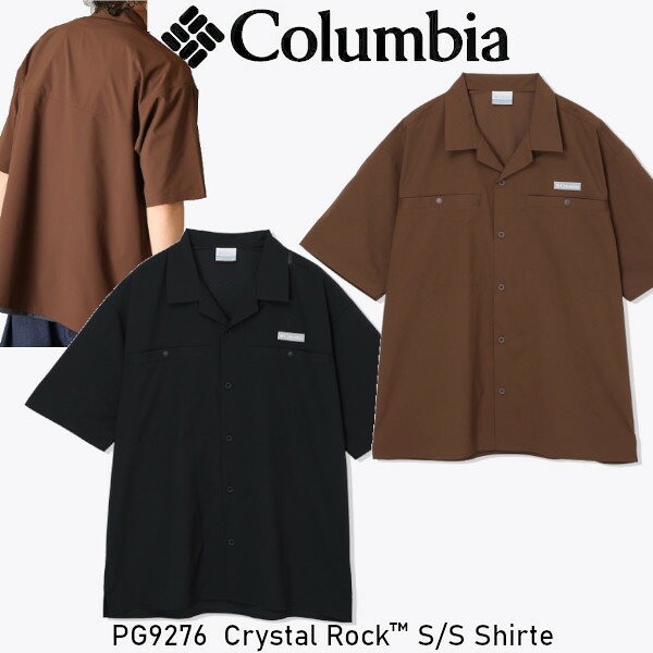乐天商城 - Columbia コロンビア クリスタル ロック ショートスリーブ シャツ PG9276 Crystal Rock™ S/S Shirt 半袖 シャツ フェス キャンプ アウトドア 正規品取扱店 メール便発送