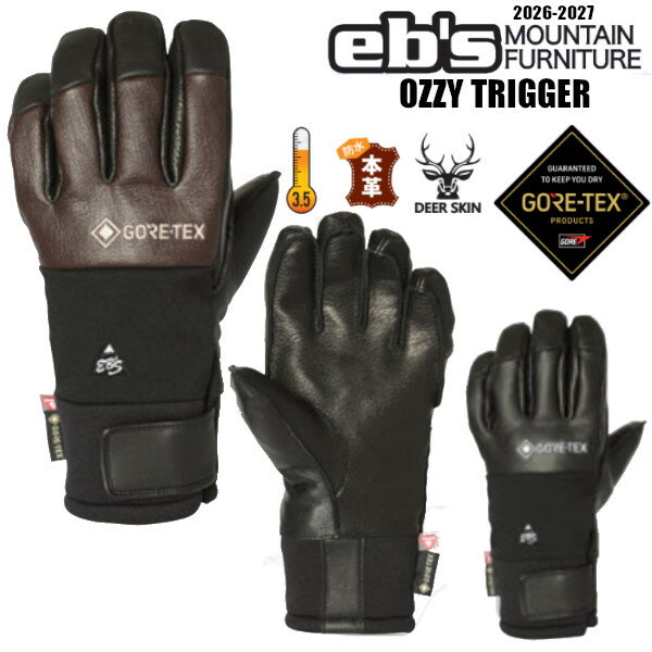 樂天商城 - 26-27 eb's エビス TECH 5 テックファイブ GORE-TEX GLOVE グローブ テック ファイブ #4600014 ebs 正規販売店 SNOWBOARD 2026-2027 ご予約商品