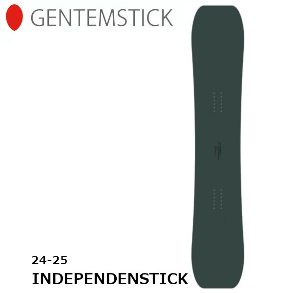 [特典付き] 24-25 GENTEMSTICK ゲンテンスティック INDEPENDENTSTICK 157.5 インデペンデントスティック パウダー ボード 正規販売店 スノーボード 板 SNOWBOARD ニットソールガード チューニング 2024-2025 ご予約商品