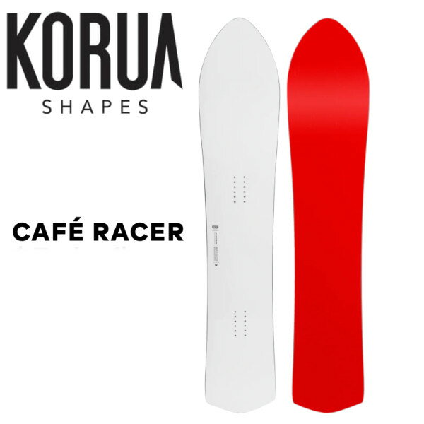 23-24 KORUA Shapes Cafe Racer 2.0 カフェ レーサー コルアシェイプス パウダー スノーボード 板 SNOWBOARD ニットソールガード チュ..