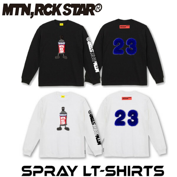 Rakuten - ご予約商品 26 MTN ROCK STAR マウンテンロックスター SPRAY LT SHIRTS ロングTシャツ ロンT MRS アパレル MOUNTAIN ROCK STAR メール便発送