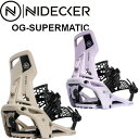 25-26 NIDECKER ナイデッカー OG-SUPERMATIC スーパーマチック DOROPIN ステップイン ビンディング バインディング BINDI...