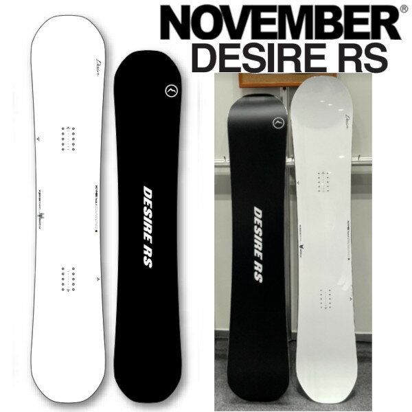 [特典付き] 24-25 NOVEMBER ノベンバー DESIRE RS デザイア メンズ グラトリ ジブ パーク スノーボード SNOWBOARD ボード 板 2024-2025 ご予約商品