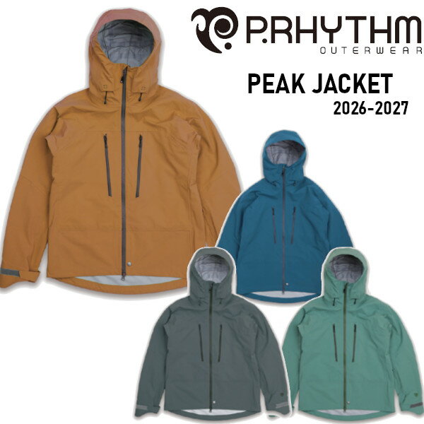 樂天商城 - 特典付き 26-27 P.RHYTHM プリズム PEAK JACKET ピーク ジャケット APRICOT/BLUE/SLATE/ASAGI スノーボード ウエア 正規販売店 スノー ウェア SNOWBOARD 2026-2027 PRM-27104 ご予約商品