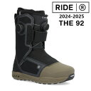 24-25 RIDE ライド スノーボード ブーツ THE 92 メンズ BOA 正規販売店 snowboard 2024-2025