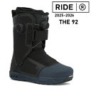 選べる特典 25-26 RIDE ライド スノーボード ブーツ THE 92 ザ ナインティーツー 正規販売店 SNOWBOARD THE92 2025-202...