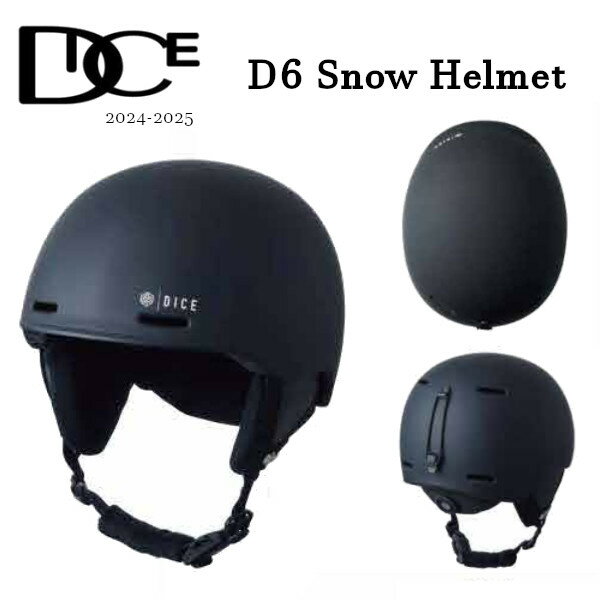 24-25 DICE ダイス D6 SNOW HELMET スノー ヘルメット ジャパンフィット スノーボード 正規販売店 SNOWBOARD 2024-2024 ご予約商品