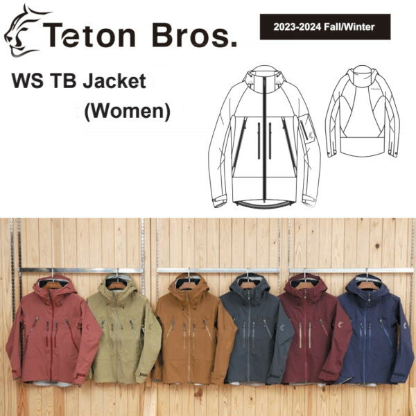 Teton Bros ƥȥ ֥ WS TB Jacket Women ǥ 㥱å Хåȥ꡼ 2023 FW 23ߥǥ TB233-01W Ź 2023-2024 Fall/Winter