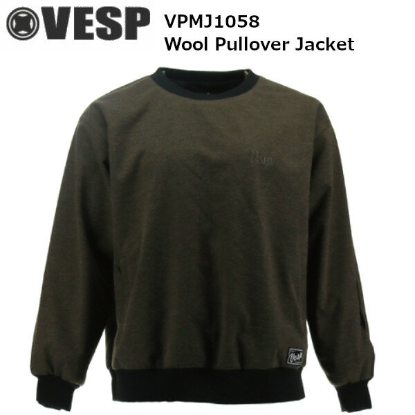 [特典付き] 24-25 VESP べスプ VPMJ1058 Wool Pullover Jacket ウール プルオーバー ジャケット メンズ レディース スノーボード ウエア スノー ウェア 正規販売店 SNOWBOARD 2024-2025 ご予約商品