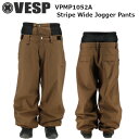 24-25 VESP べスプ VPMP1052A Stripe Wide Jogger Pants ストライプ ワイド ジョガー パンツ メンズ レディース ス...
