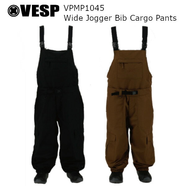 23-24 VESP ٥ VPMP1045 Wide Jogger Bib Cargo Pants 磻 祬 ӥ  ѥ  ǥ Ρܡ SNOWBOARD 2023-2024