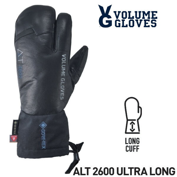 乐天商城 - 26-27 VOLUME GLOVES ボリューム ALT 2600 ULTRA LONG GORE-TEX ロングカフ ゴアテックス ミトン グローブ バックカントリー サイドカントリー スノーボード SNOWBOARD 正規販売店 2026-2027 ご予約商品