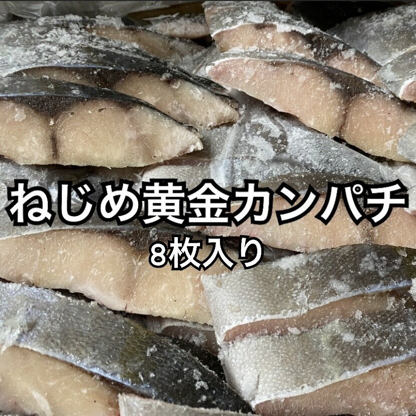 【鹿児島県南大隅町産】ねじめ黄金カンパチ 8枚入り　塩焼き ムニエル 照り焼き 魚 おかず 焼き魚 海鮮 国産 切り身 ブランド プレミアム オススメ ギフト プレゼント