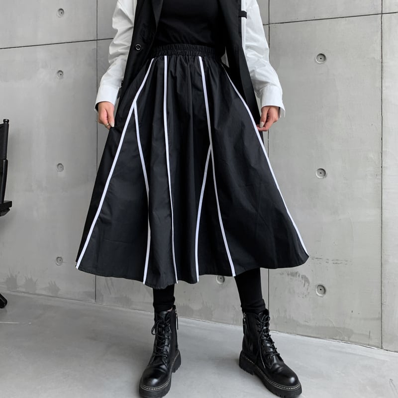 Rakuten - スカート ボトムス フレアスカート 膝下 ミモレ ミモレ丈 ミディアム丈 Aライン かわいい 大人可愛い きれいめ シンプル カジュアル 大人 上品 おしゃれ お洒落 かっこいい レトロ