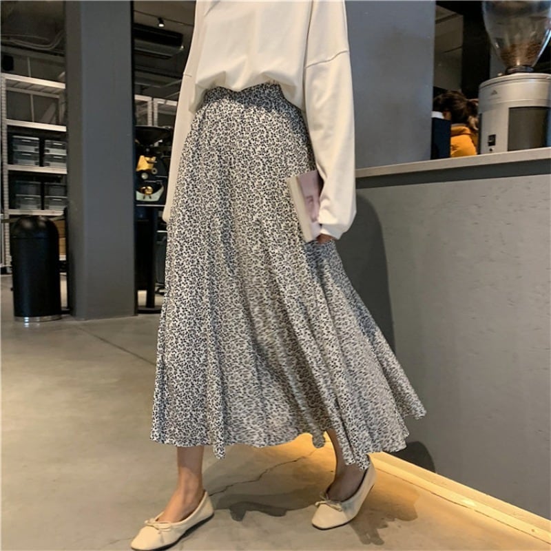 Rakuten - スカート ボトムス ロングスカート フレアスカート 膝下 ミモレ ミモレ丈 ロング ロング丈 ミディアム丈 フレア Aライン かわいい 大人可愛い きれいめ シンプル カジュアル 大人 上品