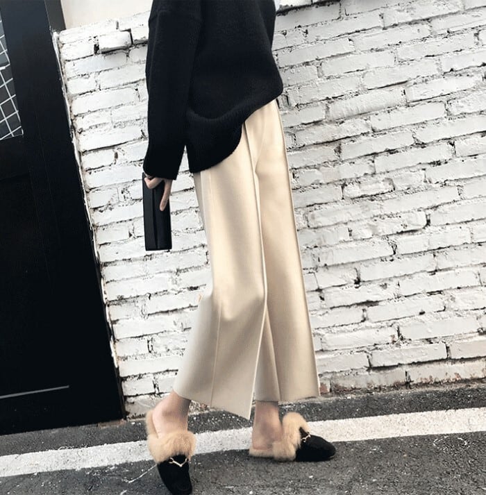 Rakuten - ボトムス パンツ ワイドパンツ クロップドパンツ アンクル丈 ワイド かわいい 大人可愛い きれいめ シンプル カジュアル 大人 上品 おしゃれ お洒落 かっこいい レトロ 大人可愛い