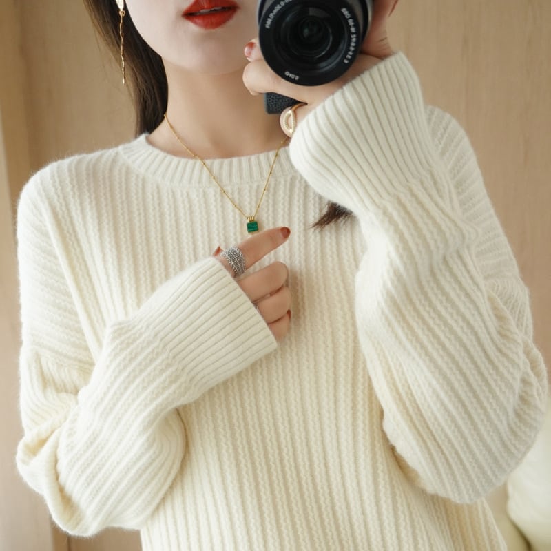 トップス ニット ボートネック リブニット ゆったり 萌え袖 ルーズ アースカラー ドロップショルダー 人気 おすすめ おしゃれ お洒落 激安 安い 送料無料 プチプラ 可愛い かわいい 韓国のサムネイル