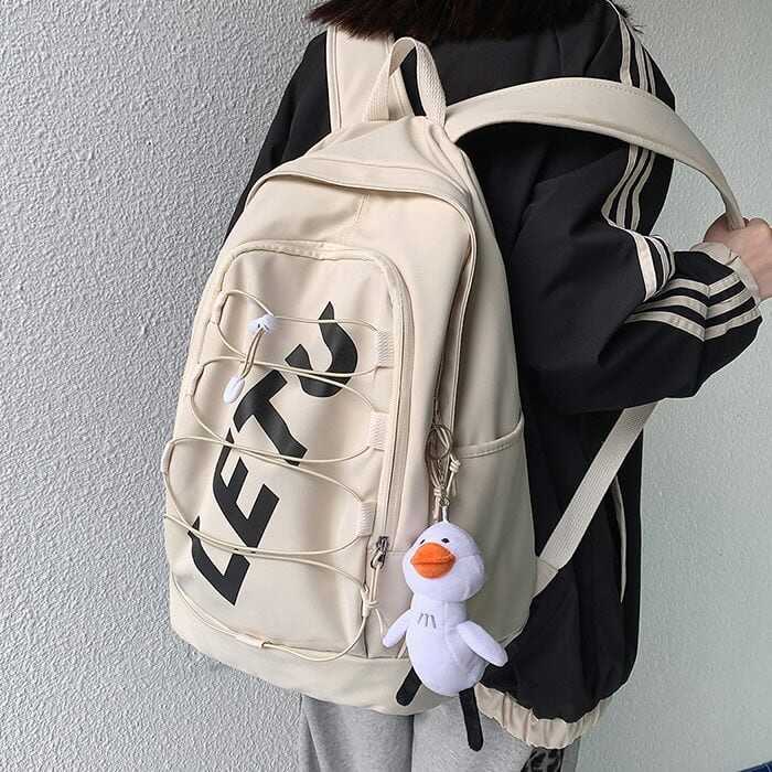 Rakuten - バッグ バック カバン かばん 鞄 軽量 軽い ショルダーバッグ リュックサック ポリエステル 無地 大容量 人気 おすすめ かわいい おしゃれ お洒落 激安 安い 送料無料 プチプラ 学生 高校生 大学生