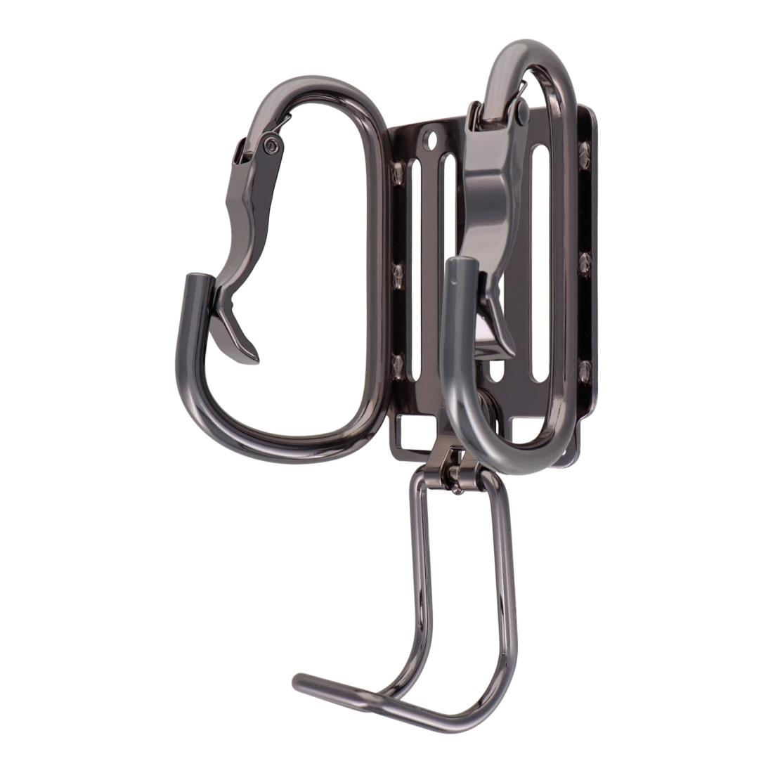 三共コーポレーション カラビナ工具差 ダブル ガンメタ ラチェット差し付 ツールフック DT-THB-812RG