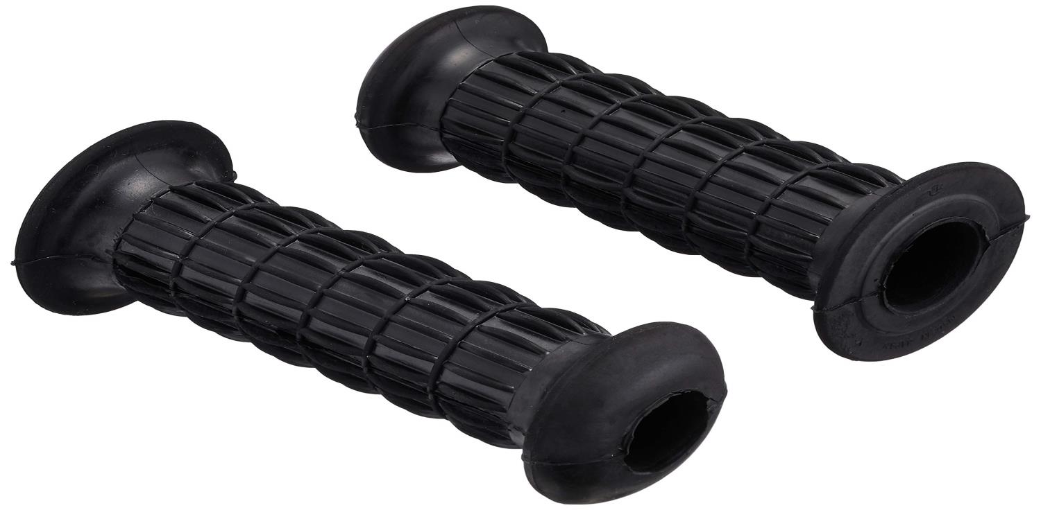 キジマ (kijima) バイク グリップ クラシックグリップ 貫通タイプ ブラック 130*22.2mm 原付 スクータ..