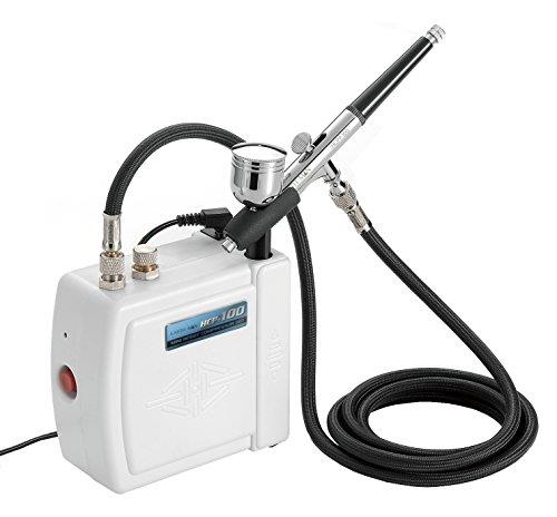 高儀 EARTH MAN ミニホビーコンプレッサーセット HCP-100【エアブラシがすぐに使えるセット】コンプレ..