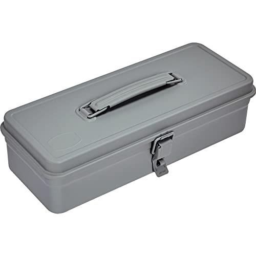 トラスコ中山(TRUSCO) トランク型工具箱 333X137X96.8 ライトグレー T-320LG