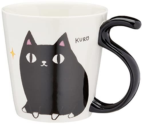 猫3兄弟 しっぽマグカップ kuro 13008