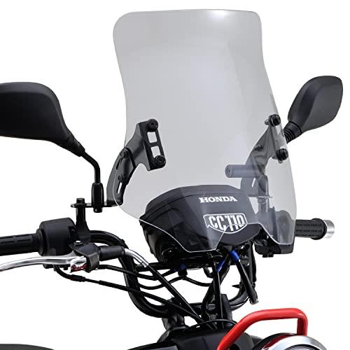 デイトナ(Daytona) バイク用 スクリ ーン クランプバー付き クロスカブ110(13-21)専用 ウインドシールド RSシリーズ ロング クリアー 95154