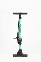 パナレーサー(Panaracer) 空気入れ ポンプ アルミ製04フロアポンプ ゲージ付 米式 仏式 対応オートヘッド 英式クリップ付 ライトグリーン BFP-04AGA3-CE