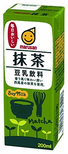 マルサン 豆乳飲料抹茶 200ml×24本