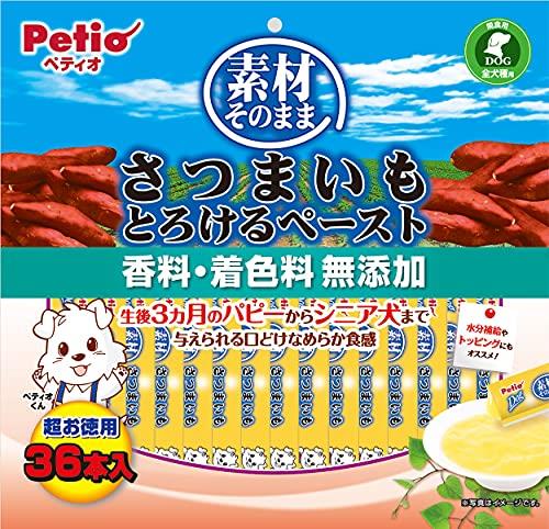 ペティオ(Petio) 素材そのまま さつまいも とろけるペースト 36本入