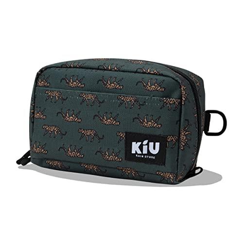 KiU マルチケース はっ水 600D ポーチ L レオパード 耐久性 K293-175
