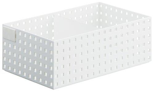 ライクイット (like-it) 収納ケース 小物収納 ブリックス 350 ワイド L 仕切り・名札付き 幅21x奥35x高..