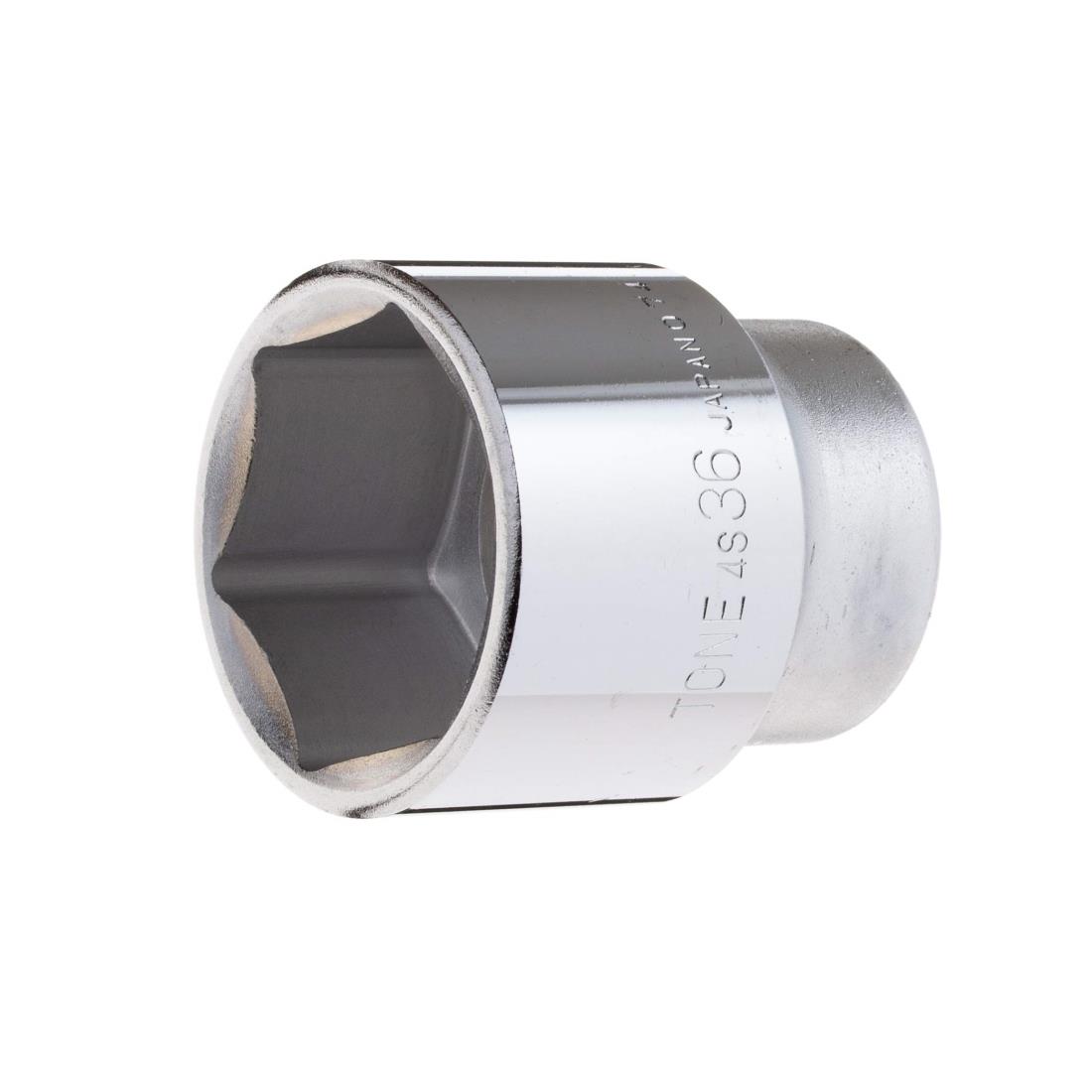 トネ(TONE) ソケット(6角) 4S-36 差込角12.7mm(1/2”) 二面幅36mm