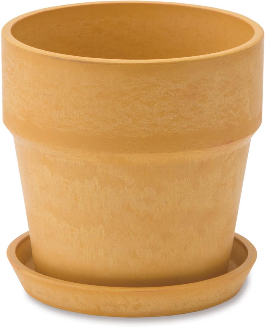 POSH LIVING(ポッシュリビング) アーバンプランツポット ソリッド レモン サイズ：約φ13.5 H12.5 81001