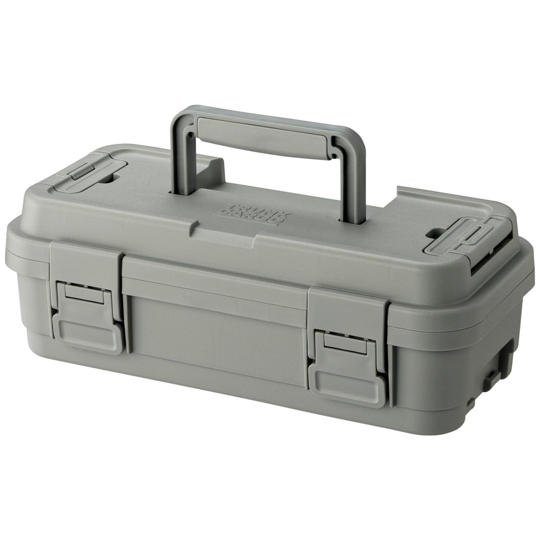 リス(RISU) 収納ボックス トランクカーゴ スタックカーゴ 約4L ブラック 日本製 S-4 ツールボックス 屋外収納 キャンプ 防水 GHON186