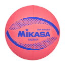 ミカサ(MIKASA) カラーソフトバレーボール 円周64cm 小学生1~4年生用(レッド) MSN64-R