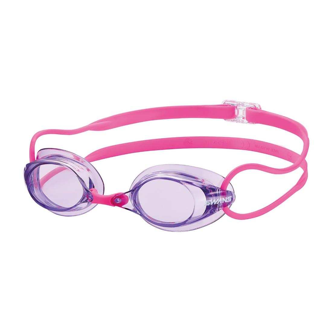 SWANS (スワンズ) 日本製 スイミングゴーグルSR-7N PUR パープル レーシング ノンクッション 12歳~大人用