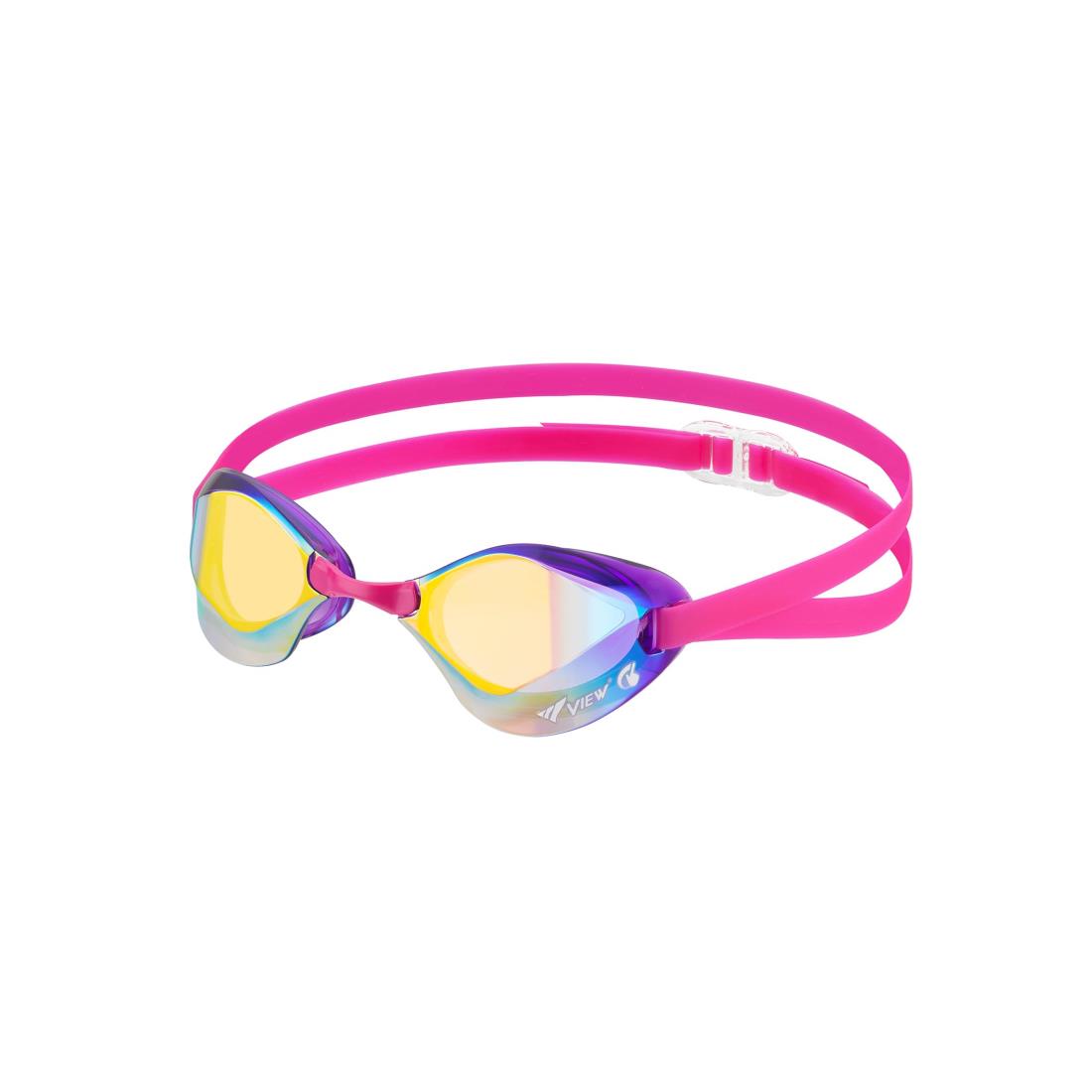 ビュー スイミングゴーグル BladeF 日本製 レーシング ミラータイプ ノンクッション 10歳~大人用 Fina承認モデル くもり止め機能SWIPE搭載 V122SAM VOORM