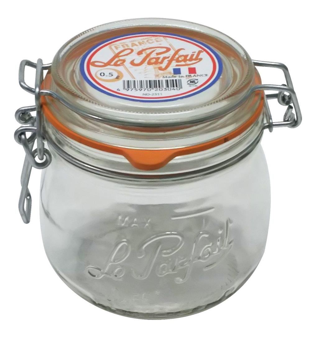ベストコ(Bestco) ル・パルフェ 密封ビン 0.5L ガラス ND-2311