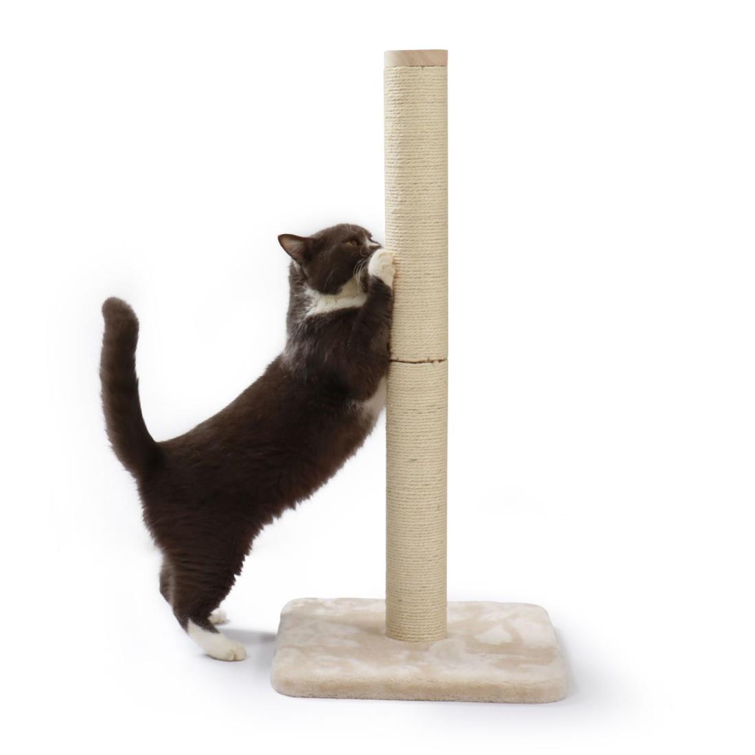 スタイル：本体◆商品名：猫壱（necoichi） バリバリつめとぎポール 麻 (L本体)バリバリつめとぎポール　麻本体と交換用になります。