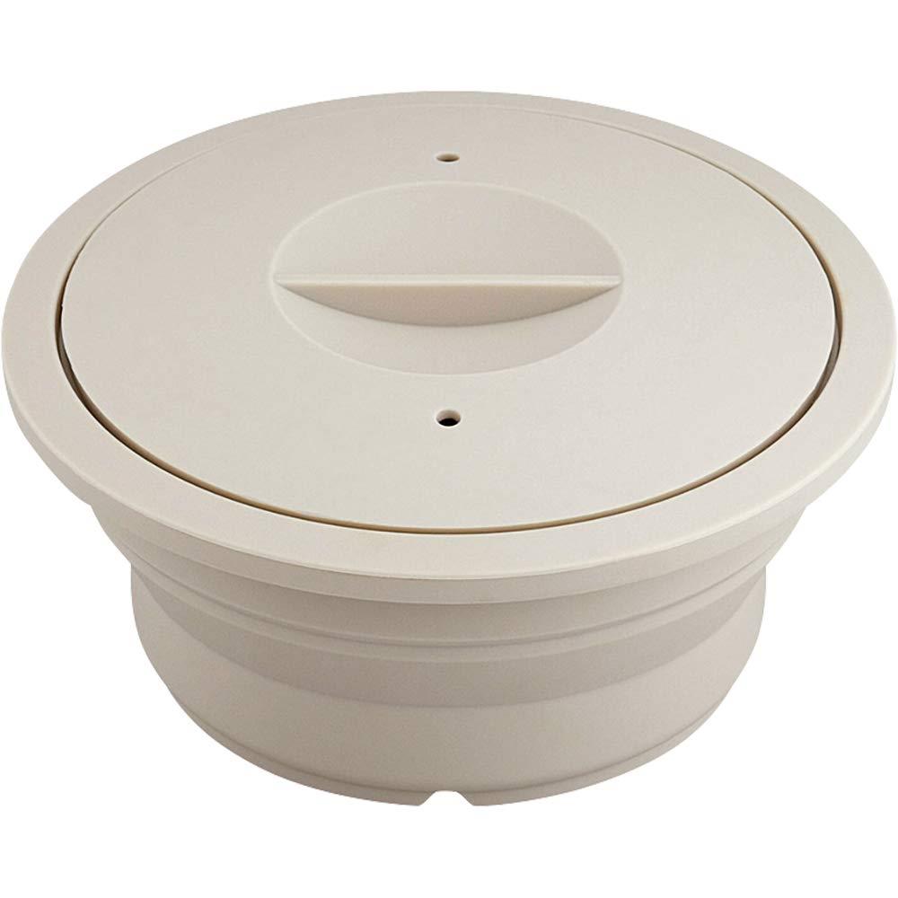 和平フレイズ 電子レンジ調理 シリ コーンスチーマー 鍋型 アイボリー 蒸し料理 煮込み料理 麺類 ケー..