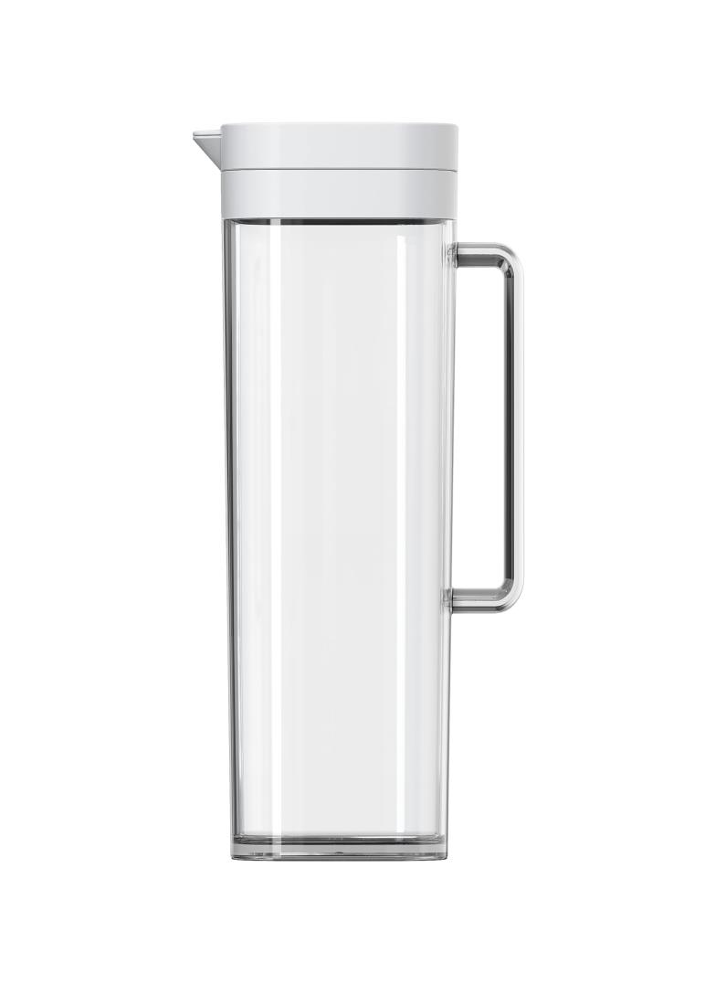 アスベル 麦茶ポット ワンプッシュ ビオSP-200 スクエア 2.1L 白 お洒落