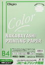 ナカバヤシ コピー用紙 カラータイプ 100枚入 B4 グリーン HCP-4111-G